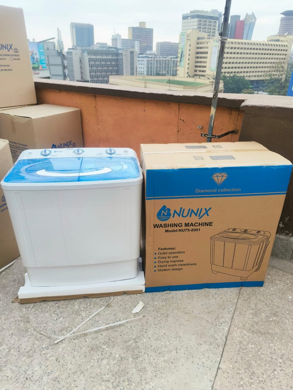 Nunix 7.5 KG TOP Wash & Spin Washing Machine