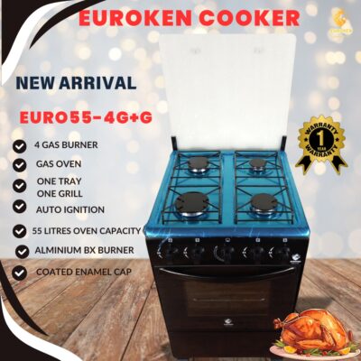 EUROKEN COOKER 50*55/3gas+1electric/Electric Oven