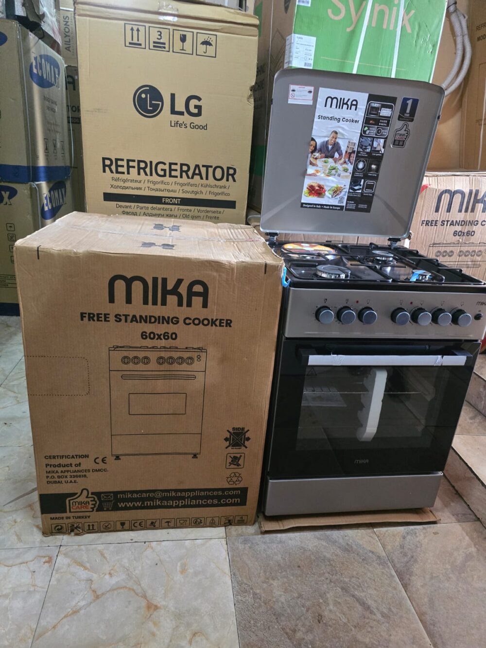 MIKA COOKER 50*60/4gas/Gas Oven