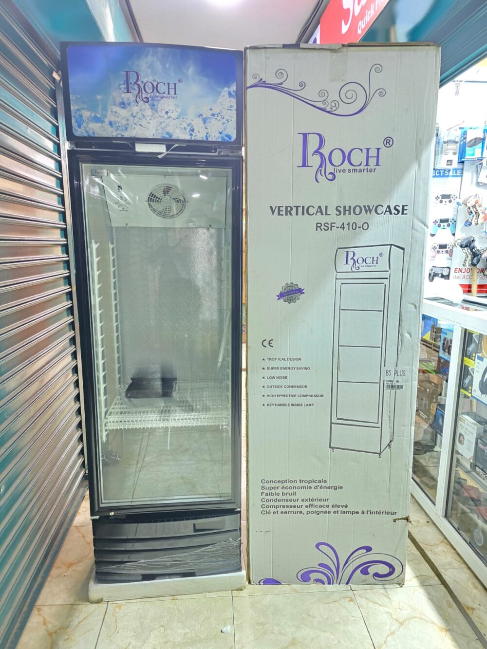 Roch 329L showcase freezer