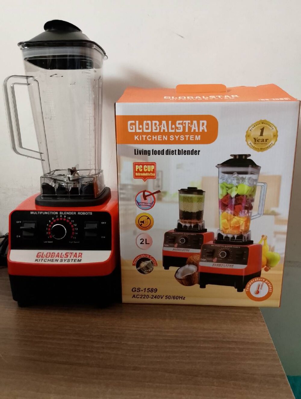Globalstar 2 in 1 Commercial Blender