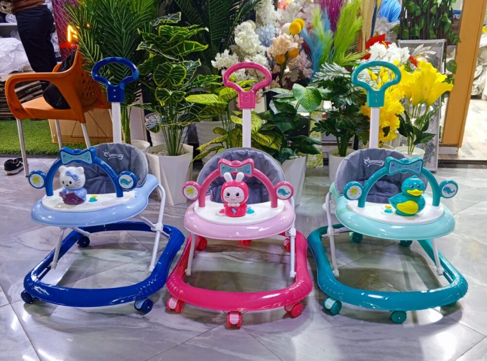 Baby Walker with push handle and melody