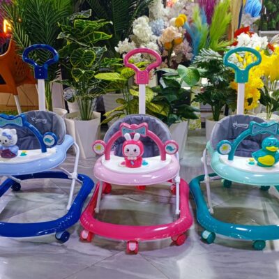 Baby Walker with push handle and melody