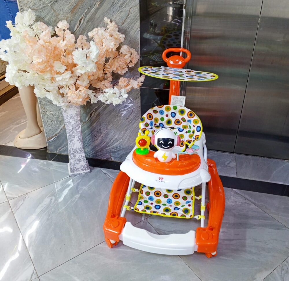 Baby Walker 2 in 1 Easy to change into rocker - Image 2