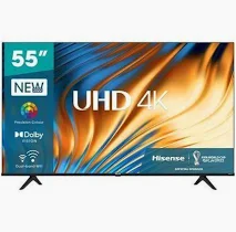 hisense 55"INCH smart a6 4k Tv Screen