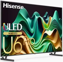 hisense 55"INCH smart u6 mini-led Tv Screen
