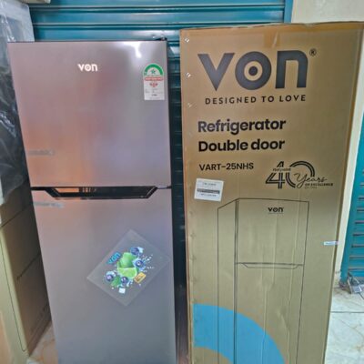 VON  220 LITRES DOUBLE DOOR NO FROST