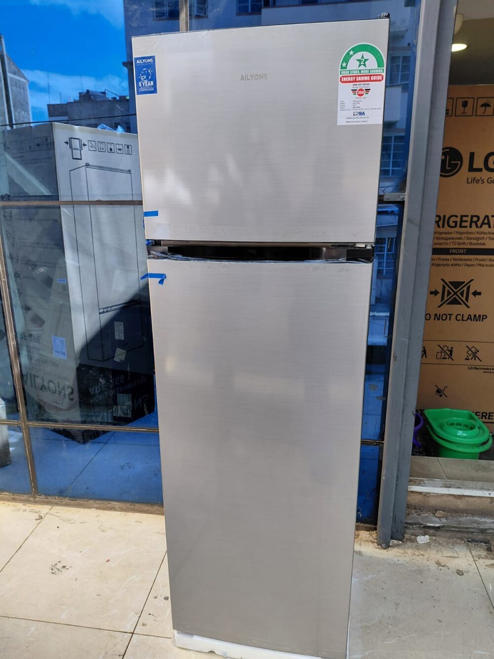 AILYONS 266 LITRES DOUBLE DOOR FROST
